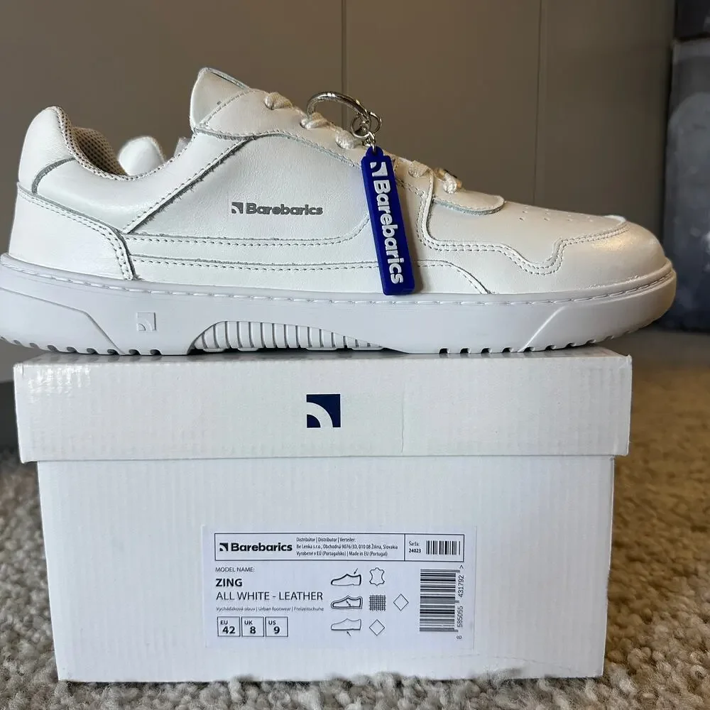 Barebarics Zing - All White-Leather, , US9 EU42, NWT - Picture 2 of 10